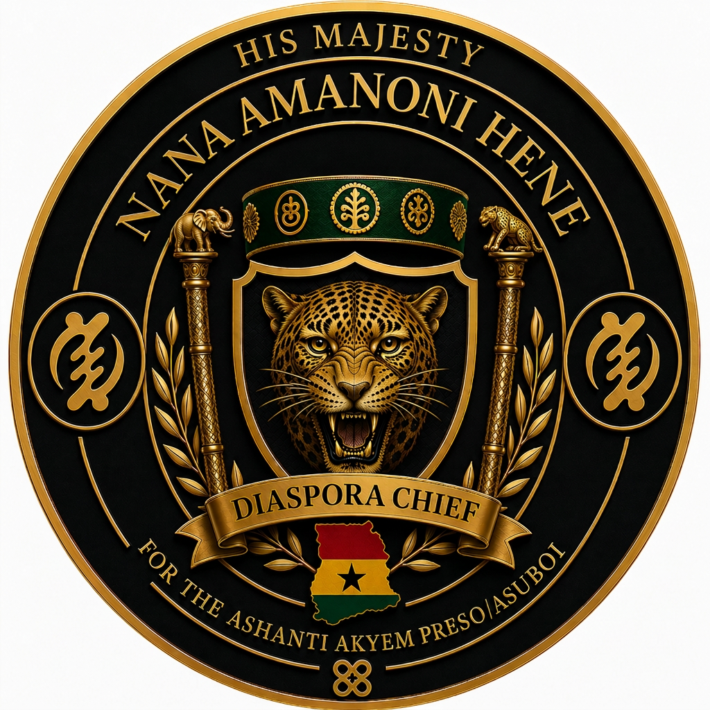 Official Seal of Nana Amanoni Hene I — Diaspora Chief